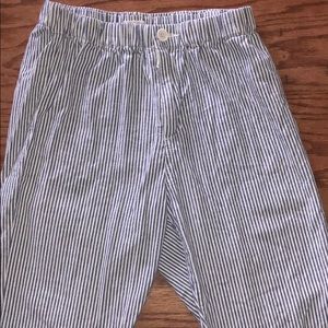 Brandy Melville White Striped Pants